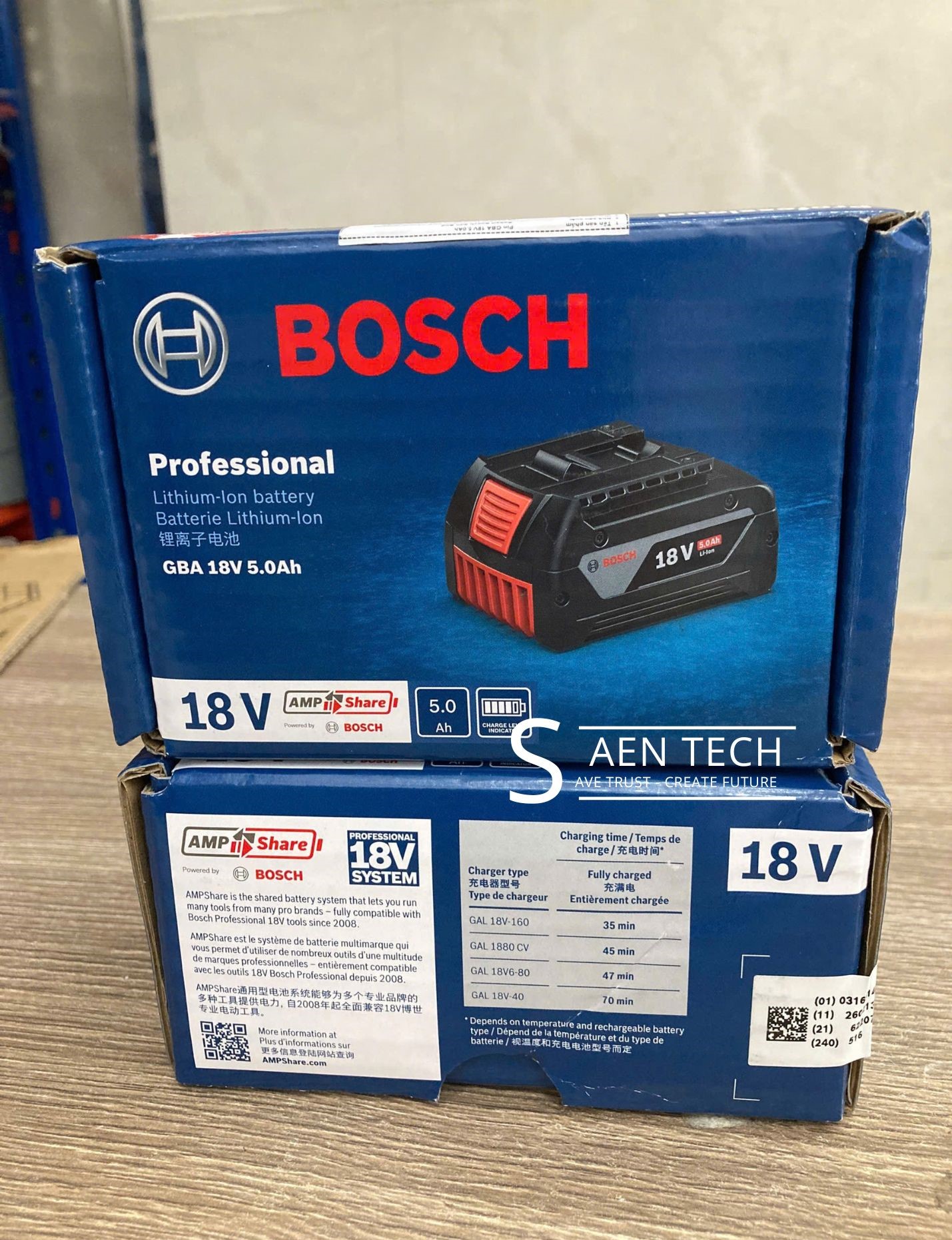 Pin GBA 18V 5.0Ah Bosch 1600A001Z9