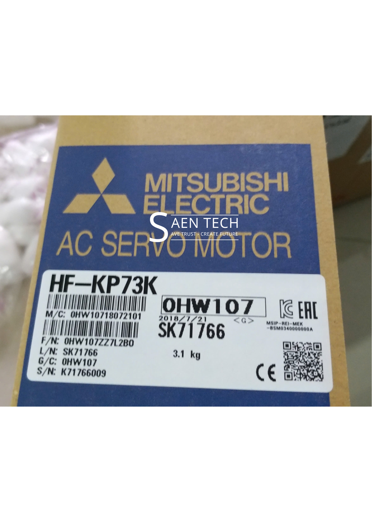 Động cơ Servo Mitsubishi HF-KP73K