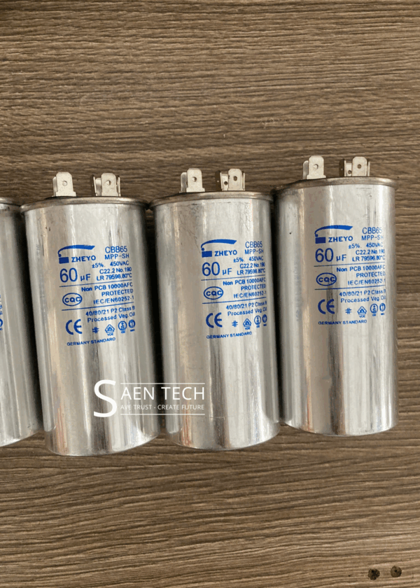 Tụ nhôm CBB65-450V-60UF