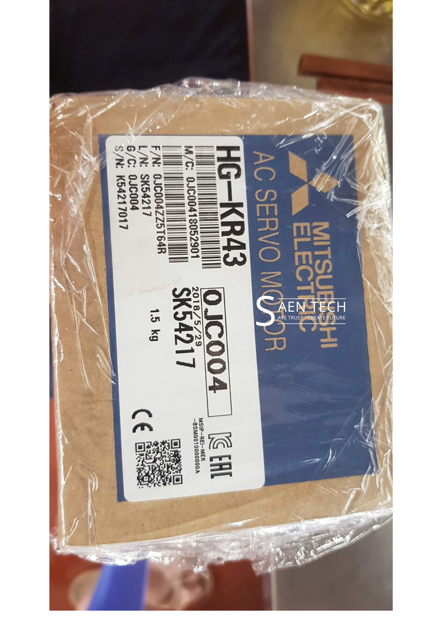 Động cơ Servo Mitsubishi HG-KR43