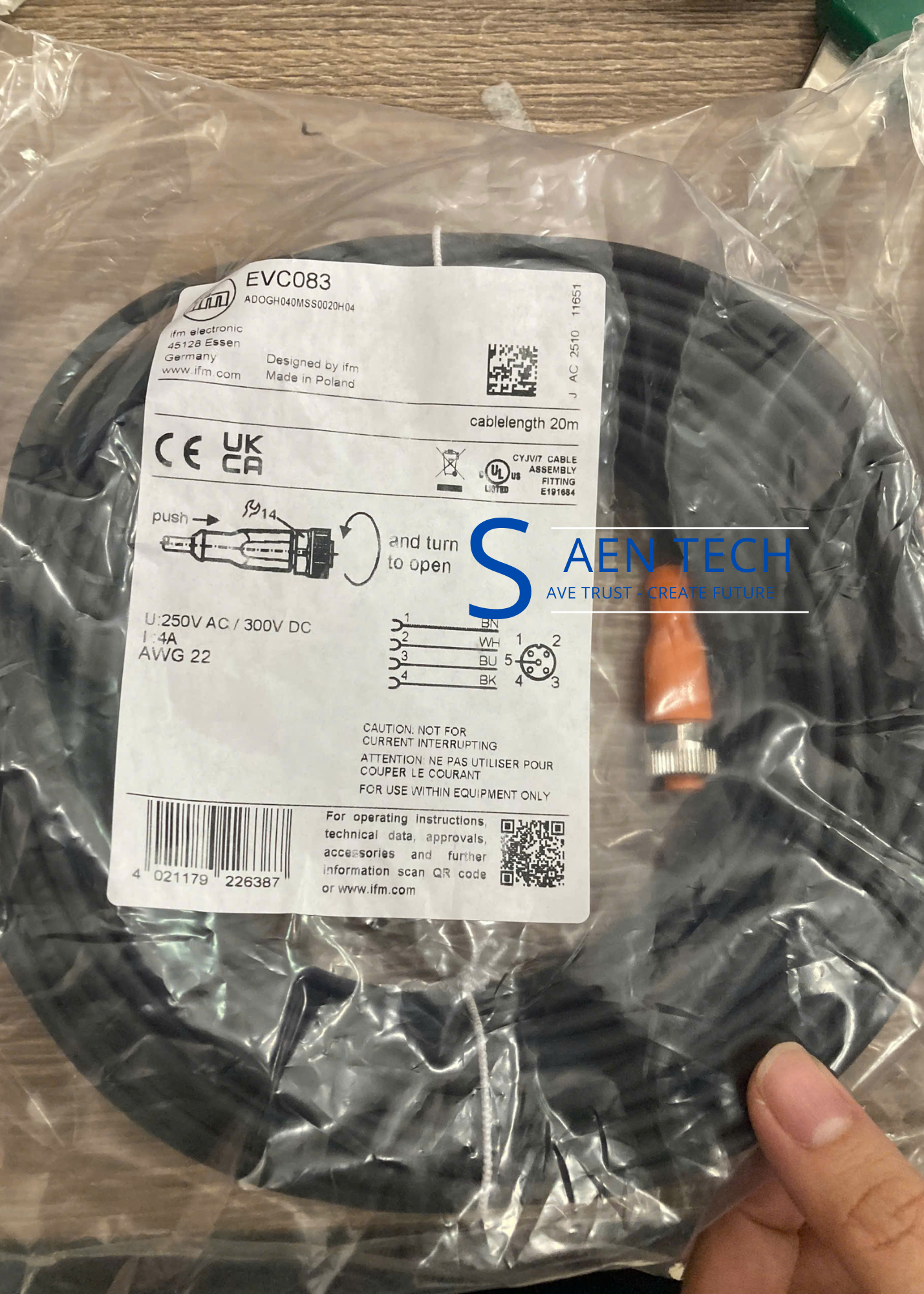 Model EVC083 ADOGH040MSS0020H04