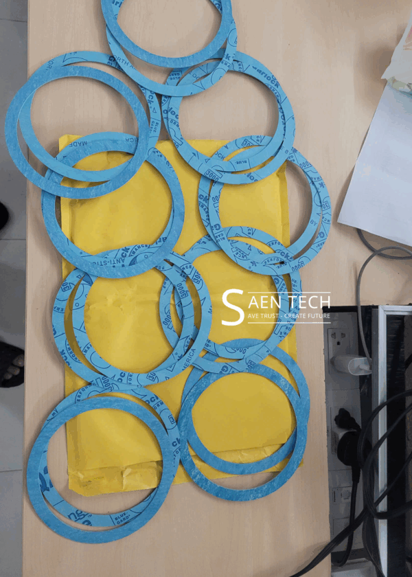 Vòng đệm màng ngăn (miếng đệm giữa màng và thân van)-Fisher ERCA00526A0 Gasket (Key.19)