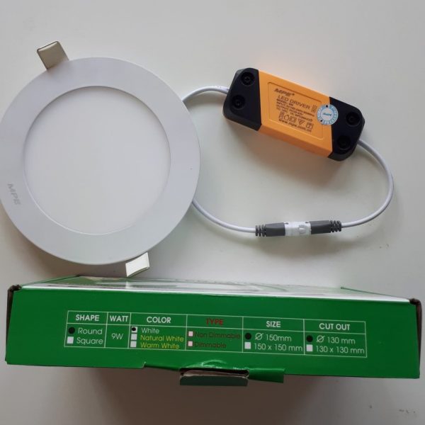 Đèn led panel tròn âm