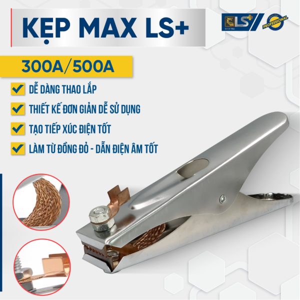 KẸP MAX 300A LS CHO MÁY HÀN