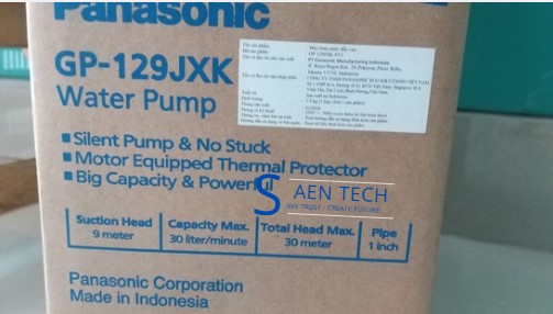 Máy Bơm Đẩy Cao PANASONIC GP-129JXK-SV5