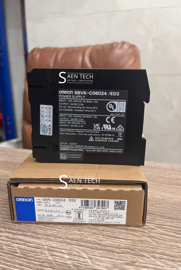 Bộ nguồn Omron S8VK-C06024 2.5A 24VDC