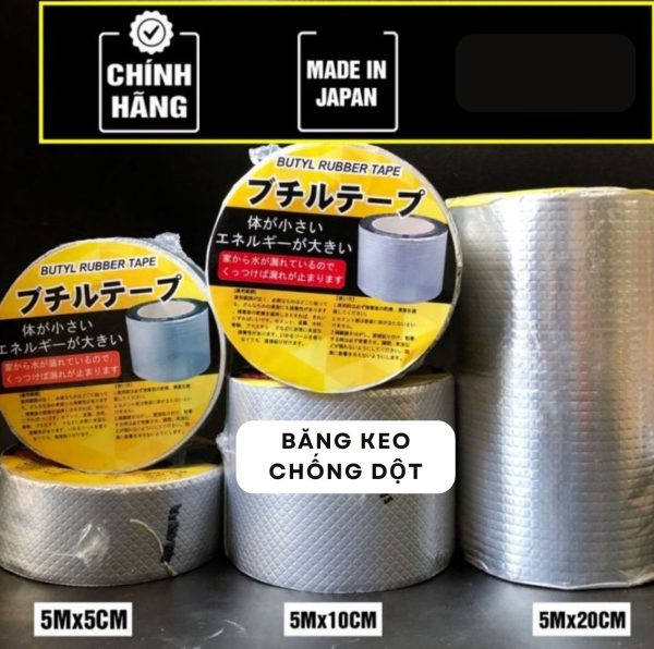 BĂNG KEO CHỐNG DỘT 10F X 5M (18kg/thùng)