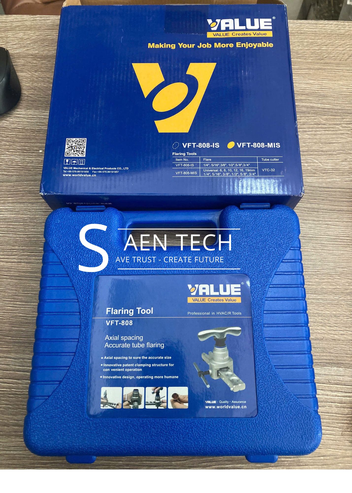 Bộ lã ống đồng Value VFT-808-MIS