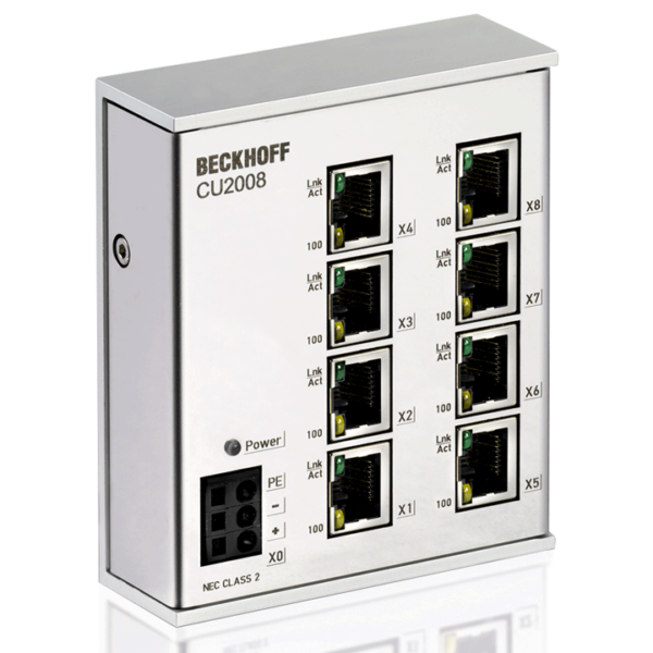 Profinet Switch CU2008 Beckhoff