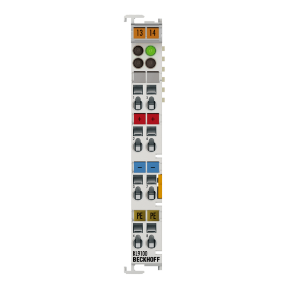 Potential supply terminal, 24 VDC KL9100 Beckhoff