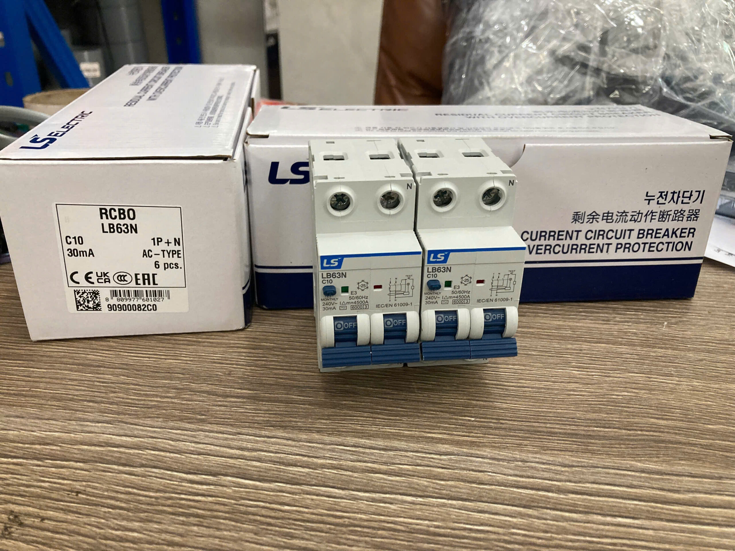 RCBO LS 2P 10A 6KA 30mA ( LB63N )