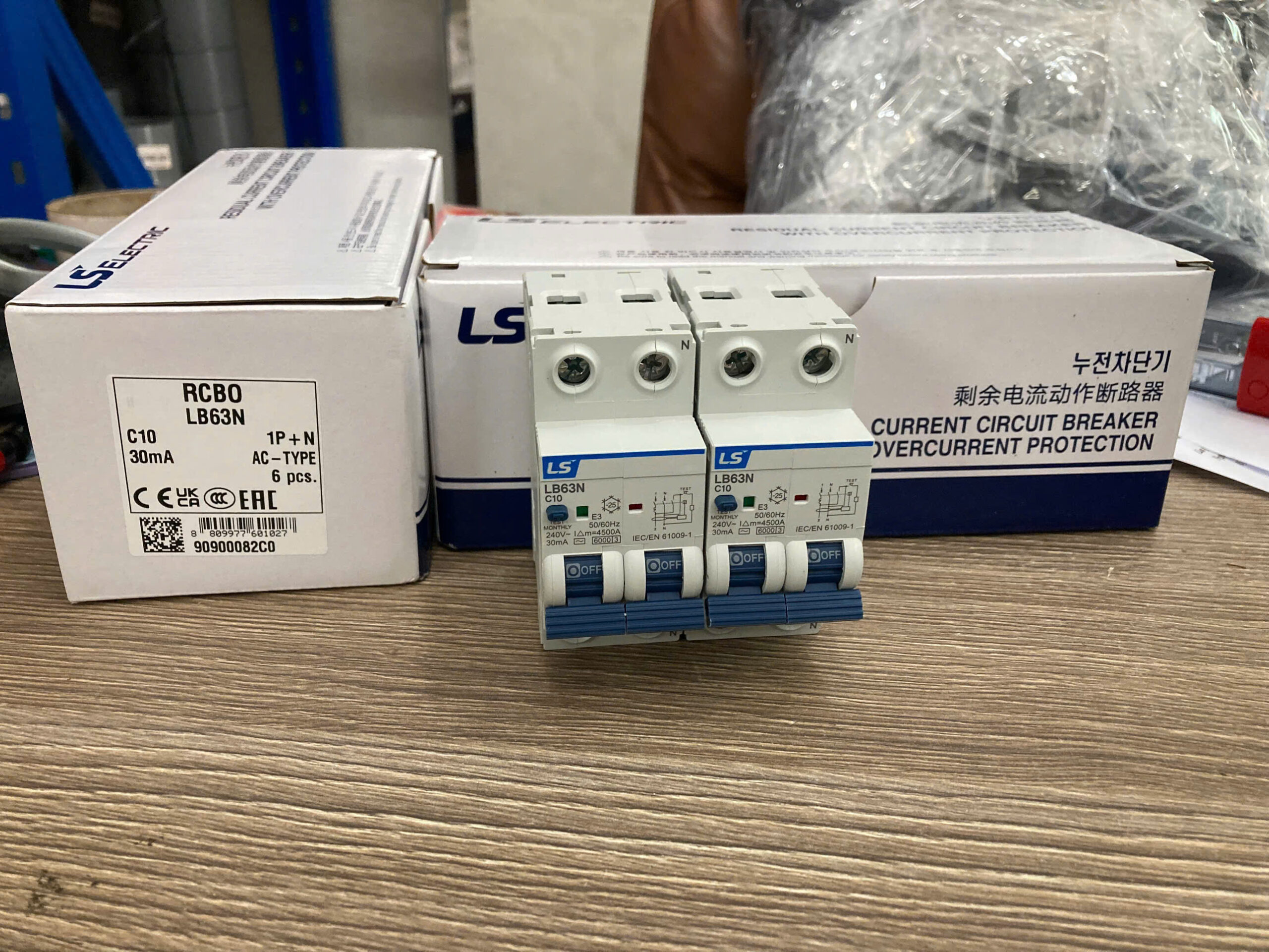 RCBO LS 2P 10A 6KA 30mA ( LB63N )